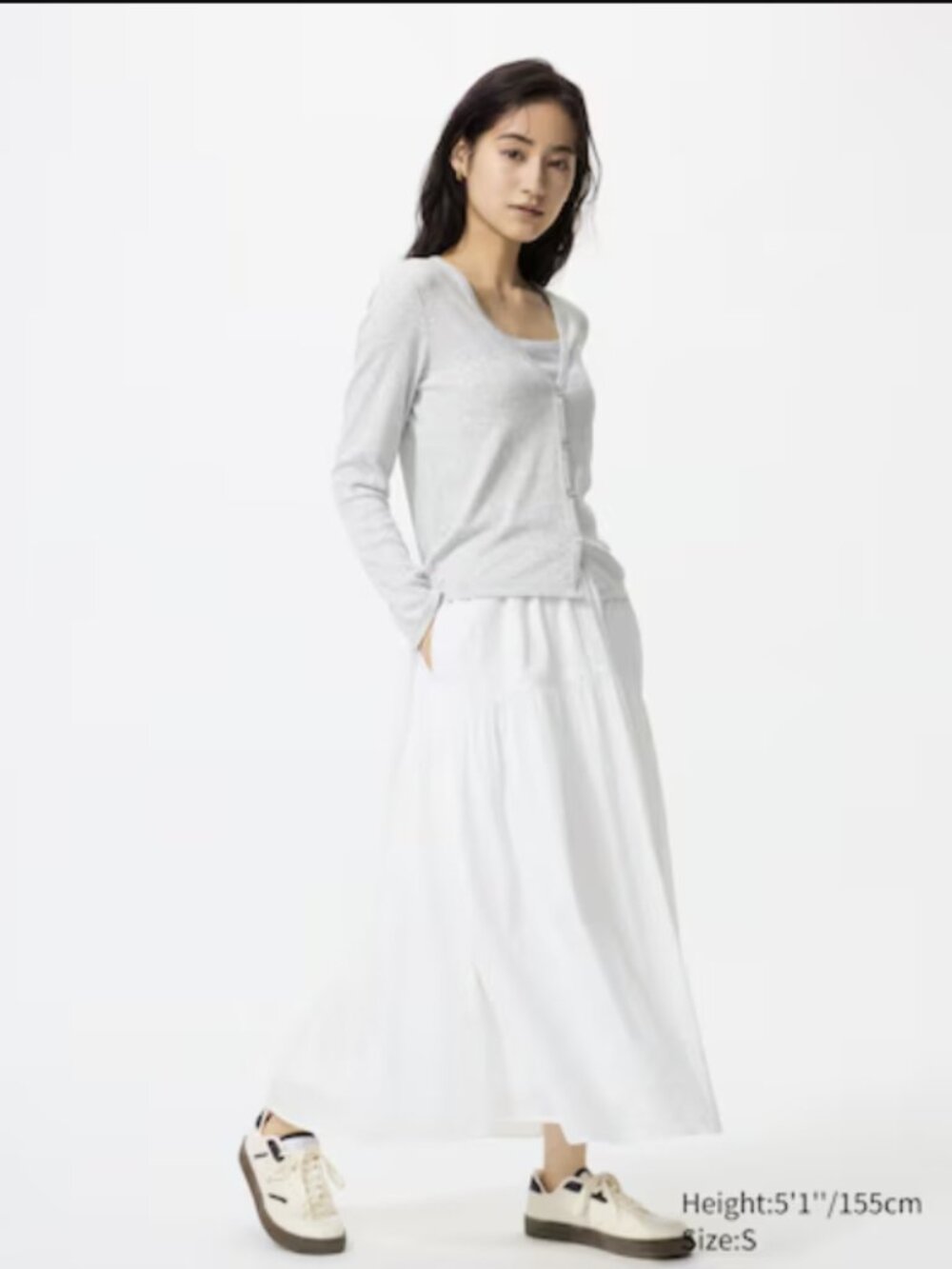 Uniqlo Nylon Gather Skirt in XXS